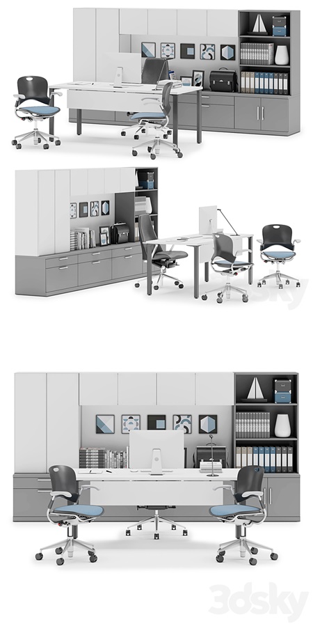 Herman Miller Canvas Private Office (v12)