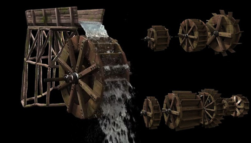 The Gnomon Workshop - Create A Procedural Waterwheel Simulation In Houdini