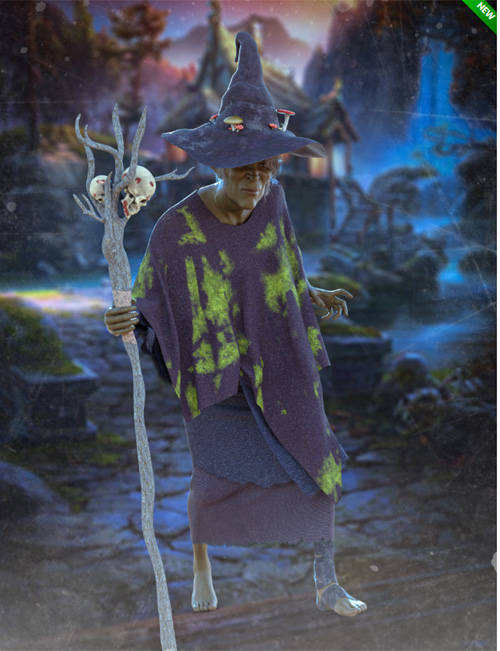 dForce Wicked Witch Outfit Texture Add-on