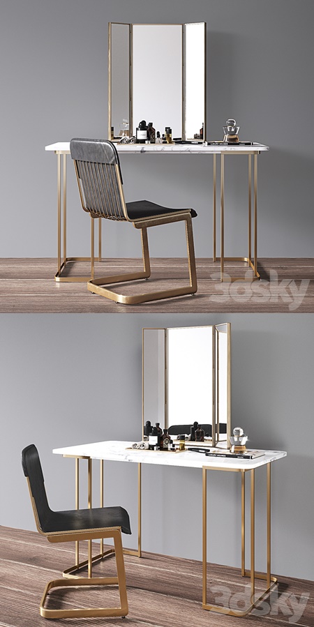 CB2 Dressing table set