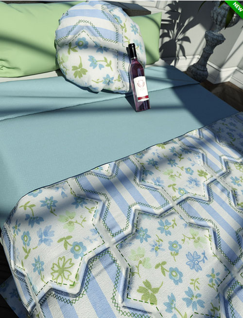 Patchwork Quilt Iray Shaders Vol 3