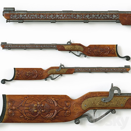 Vintage decorative shotgun