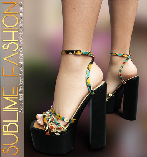 Sublime Fashion for Block Heel Platform Sandals