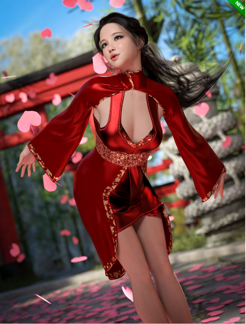 dForce Seoyun Asian Outfit Texture Add-On