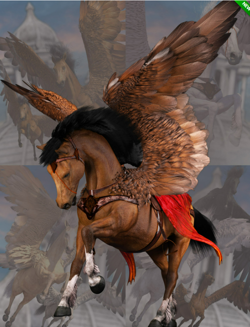 Pegasus Bundle for Daz Horse 3