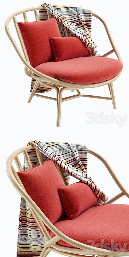 Expormim Armadillo armchair T030