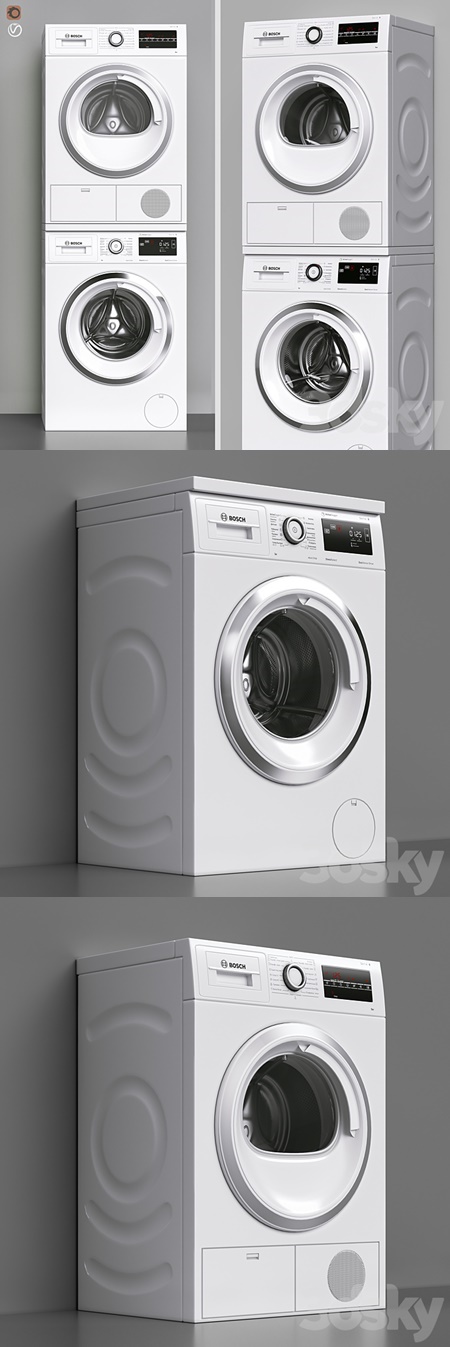 BOSCH washing machine and dryer