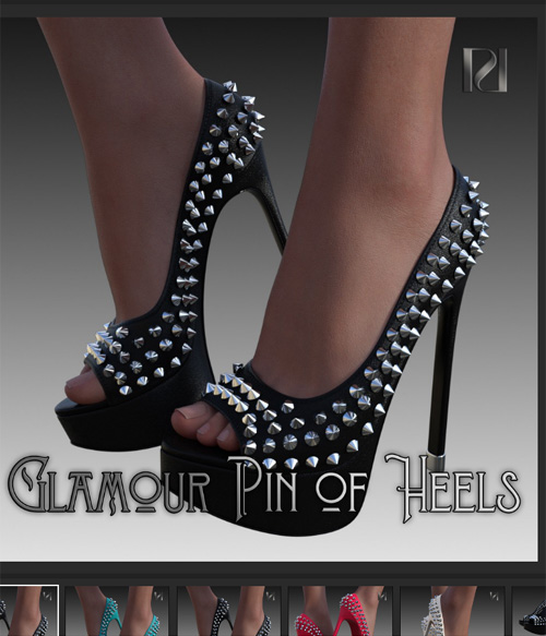 Glamour Pin of Heels 18 for G9