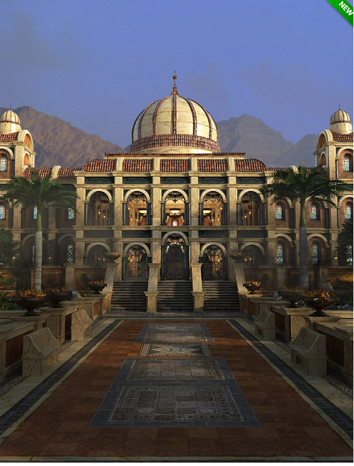 Borgia's Opulent Courtyard Bundle