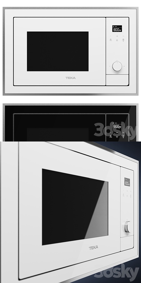 Microwave oven TEKA - ML 820 BIS BLACK-SS-WHITE-SS