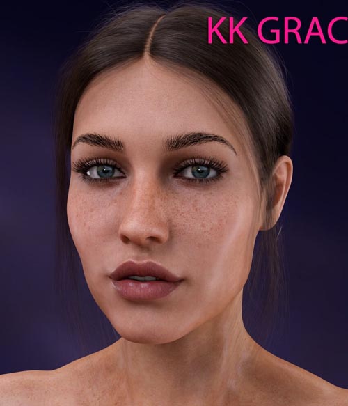 Kk Grace Character for Genesis 8.1 Female