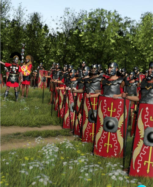 Now-Crowd Billboards - Roman Legionaries Standing (Roman Legion Vol VIII)