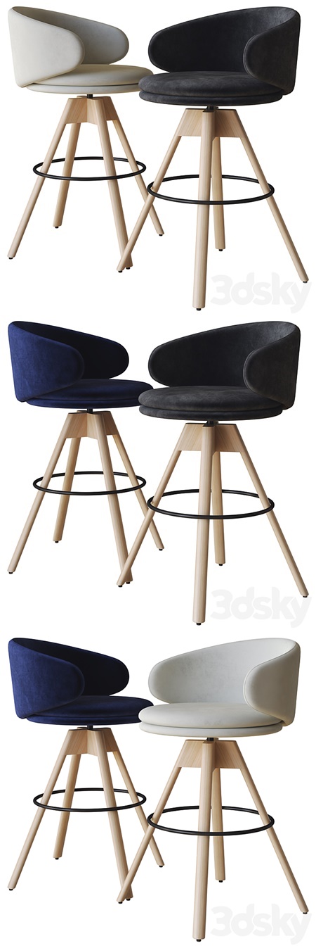 swivel stool belle st by arrmet