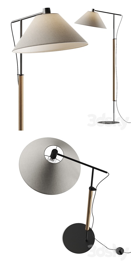 Crate and Barrel Luka Petite Directional Floor Lamp