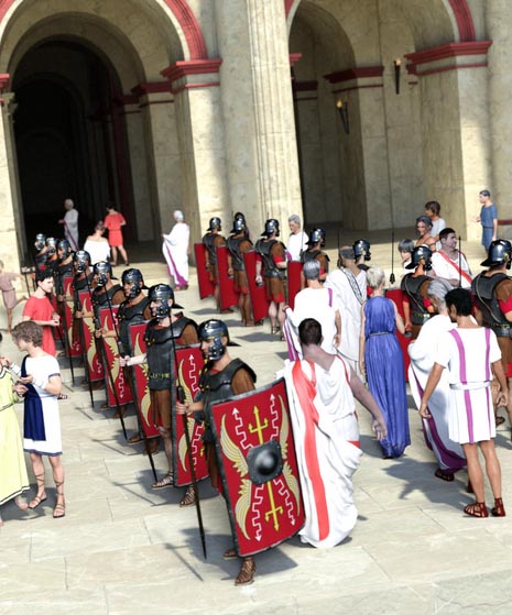Now-Crowd Billboards - Roman Legionaries Guarding (Roman Legion Vol IV)