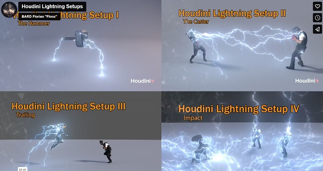 Gumroad - Houdini All combined Lightning Setups