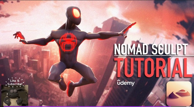 Udemy - Spider-Man Full Tutorial in Nomad Sculpt