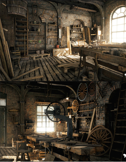 Carpenter's Workshop Environment