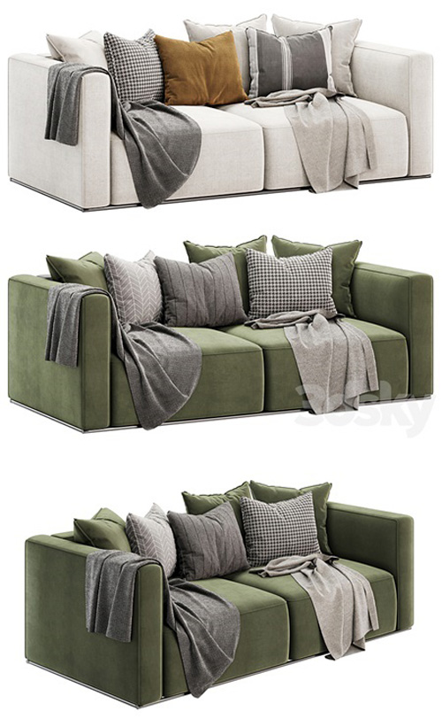 shangai 3 seater sofa by poliform