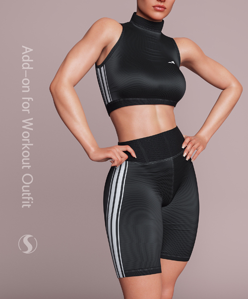 Material Addon for dForce Workout Outfit