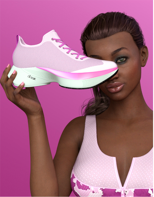 Active Training Sneakers for Genesis 8.1 Females