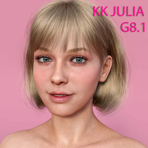 Kk Julia Character for Genesis 8,8.1 Female