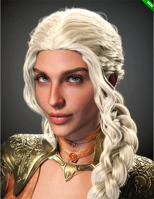 FE Belicia Hair for Genesis 9 and 8 Female