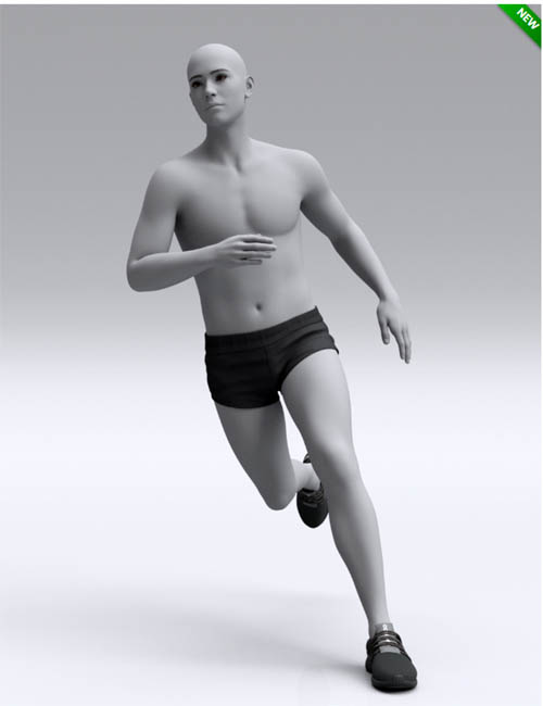 Run Animation for Genesis 9, 8.1, and 8 Male