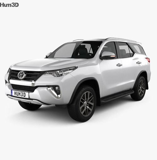 Toyota Fortuner VXR 2019 3D model