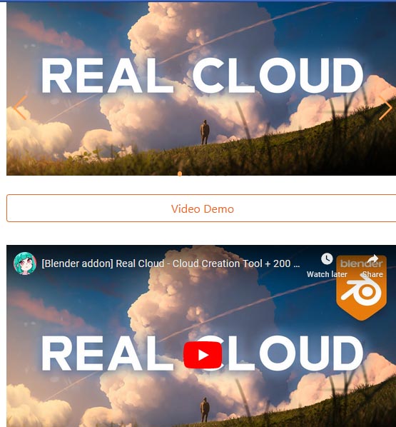 Real Cloud 1.0 Cloud Generator / 200 Vdb Cloud Assets Library