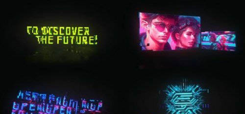 Videohive - Cyberpunk Promo Titles - 47590348