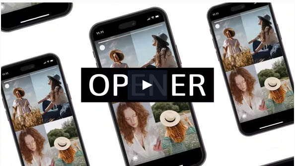 Videohive - Multiscreen Instagram TikTok Opener | Split Screen Slideshow - 47643381