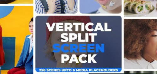 Videohive - Vertical Split Screen Pack - 47586502