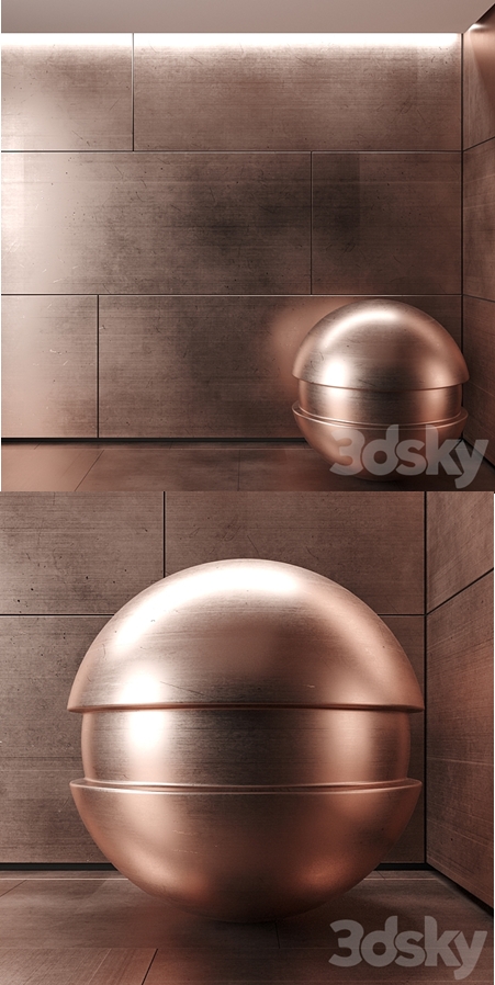 brushed copper