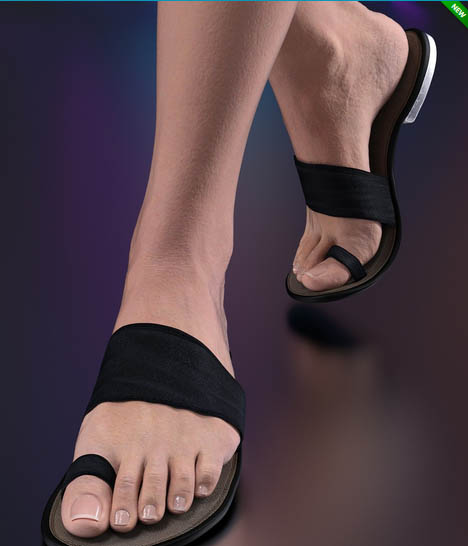 Minimalist Flat Sandals for Genesis 9