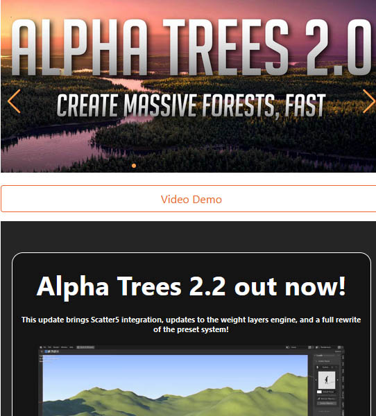 Alpha Trees - Render Massive Forests, Fast