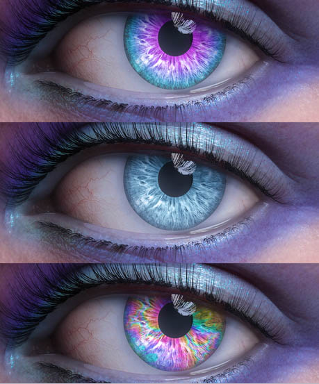 Rainbow Eyes for Genesis 8.1 Females