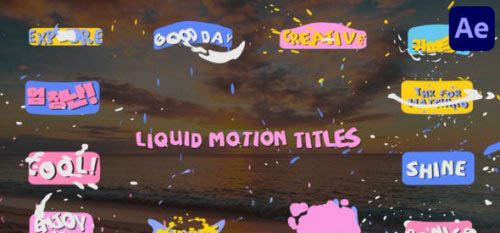 Videohive - Liquid Motion Titles for After Effects - 47565024