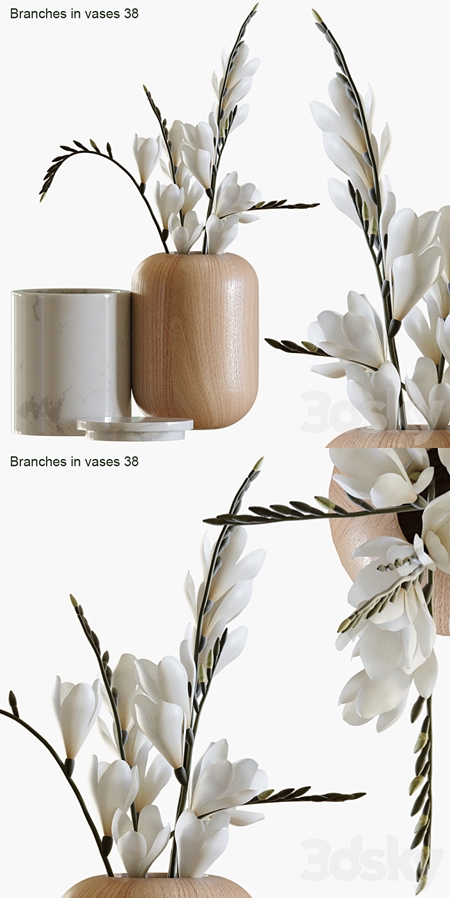 Branches in vases 38