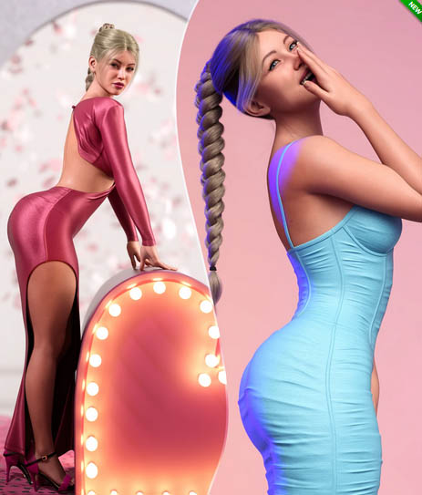 Z Beautylicious Glute Shapes and Poses Mega Set for Genesis 9