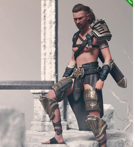 dForce Roar Armor Outfit Texture Add-On