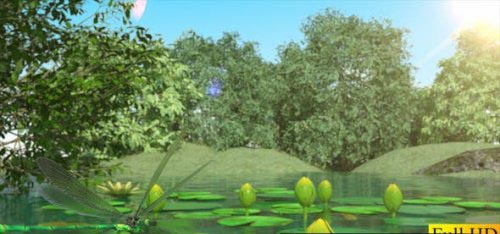 Videohive - Lilies and Dragonfly - 40026892