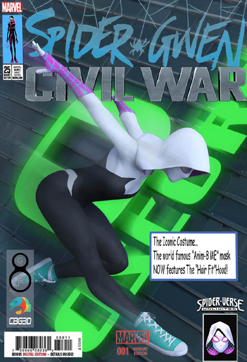 Spider Gwen Costume for G8F