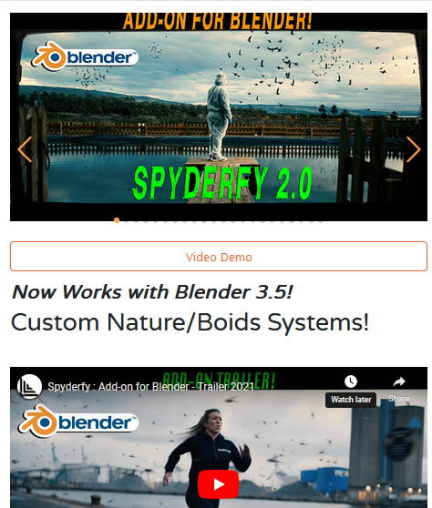 Spyderfy: Boid Systems Add-On!