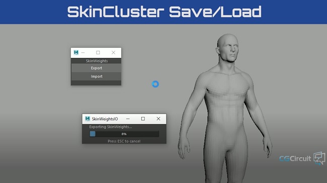 CGCircuit - The Fastest SkinCluster Export/Import