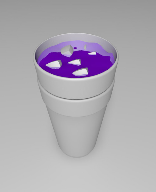 Lean Double Cup 3D model