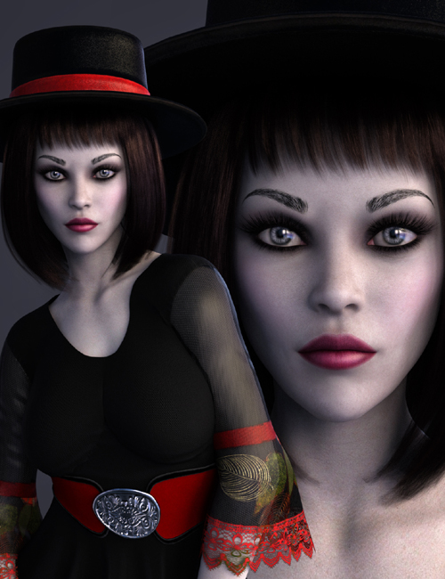 MbM Lydia for Genesis 3 and 8 Female