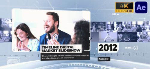 Videohive - Timeline Digital Market Slideshow 4k - 47910502