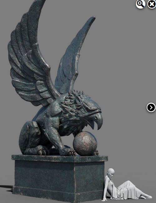 Griffin Statue