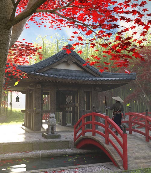 Japanese Bell Shrine